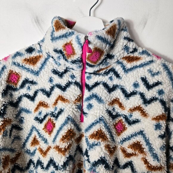 Eddie Bauer Size L Soft Fleece 1/4 Zip Long Sleeve Pullover Sweater Sweatshirt - Picture 3 of 10